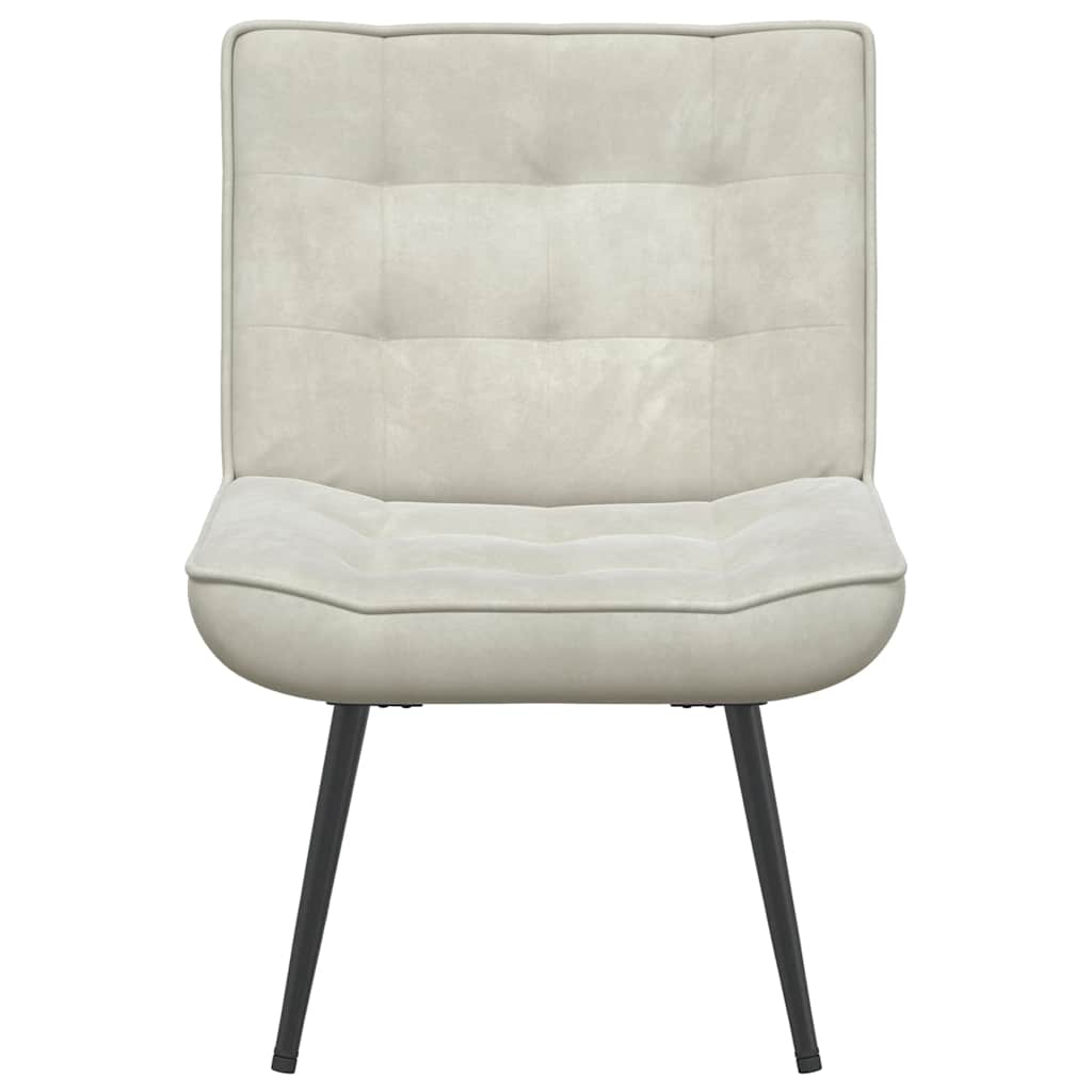 vidaXL Relaxsessel Creme 64x74x84 cm Samt