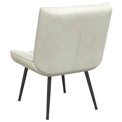 vidaXL Relaxsessel Creme 64x74x84 cm Samt