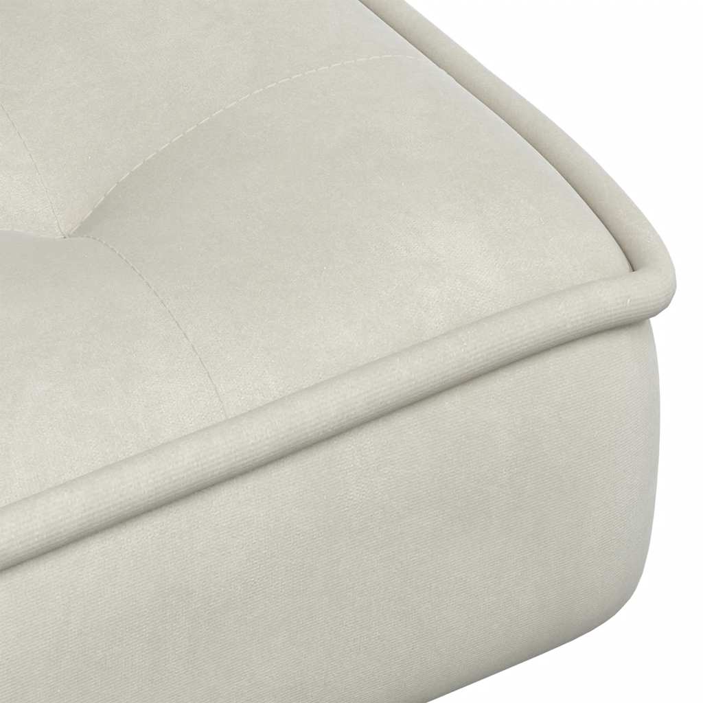 vidaXL Relaxsessel Creme 64x74x84 cm Samt