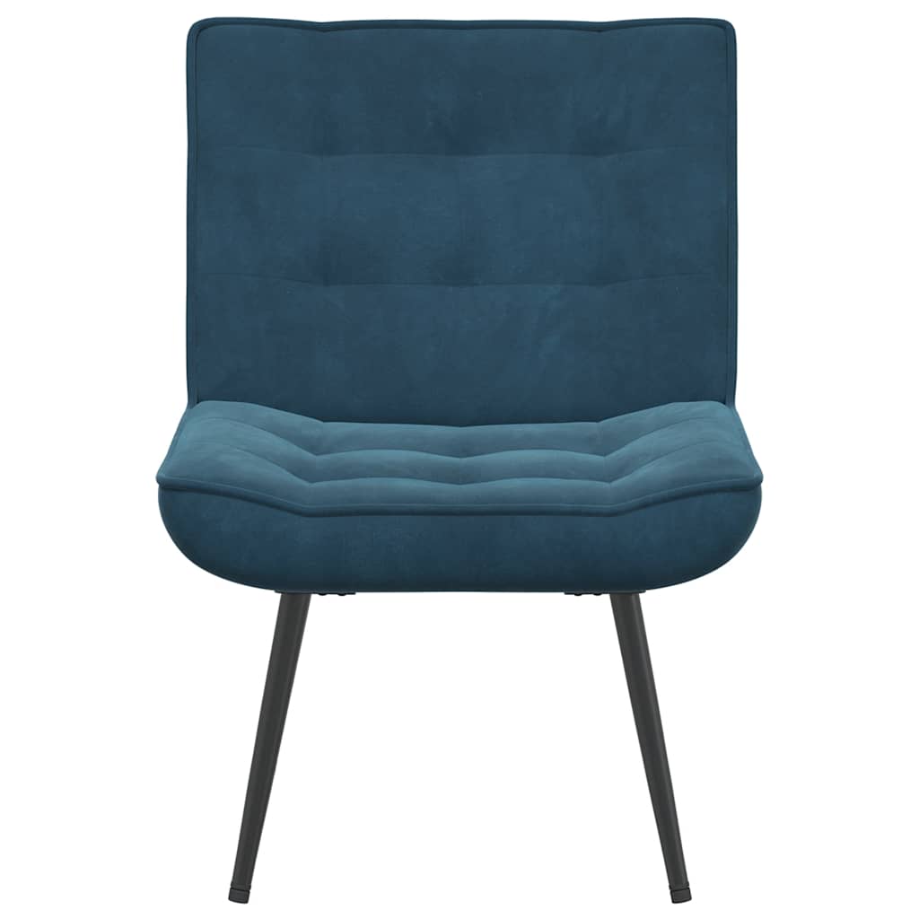 vidaXL Relaxsessel Blau 64x74x84 cm Samt