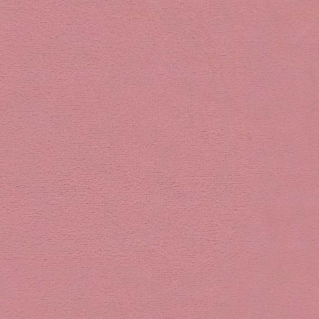 Fauteuil de relaxation avec tabouret velours rose vidaXL