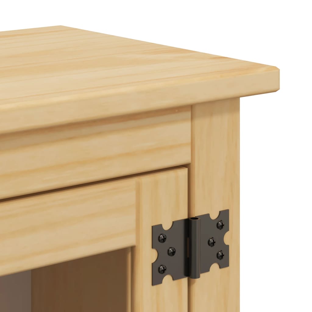 vidaXL Bad-Wandschrank Corona 45x27x64,5 cm Massivholz Kiefer