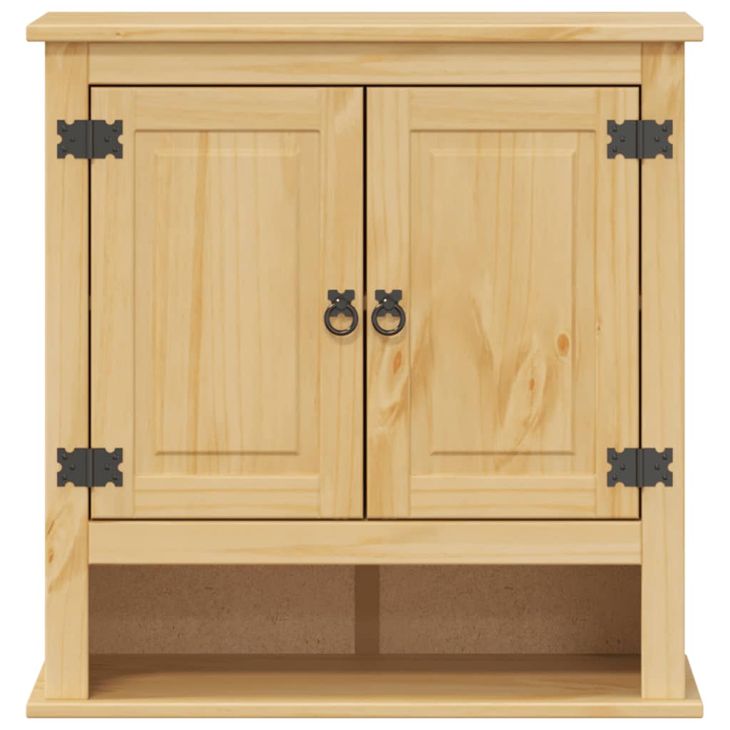 vidaXL Bad-Wandschrank Corona 70x33x71,5 cm Massivholz Kiefer