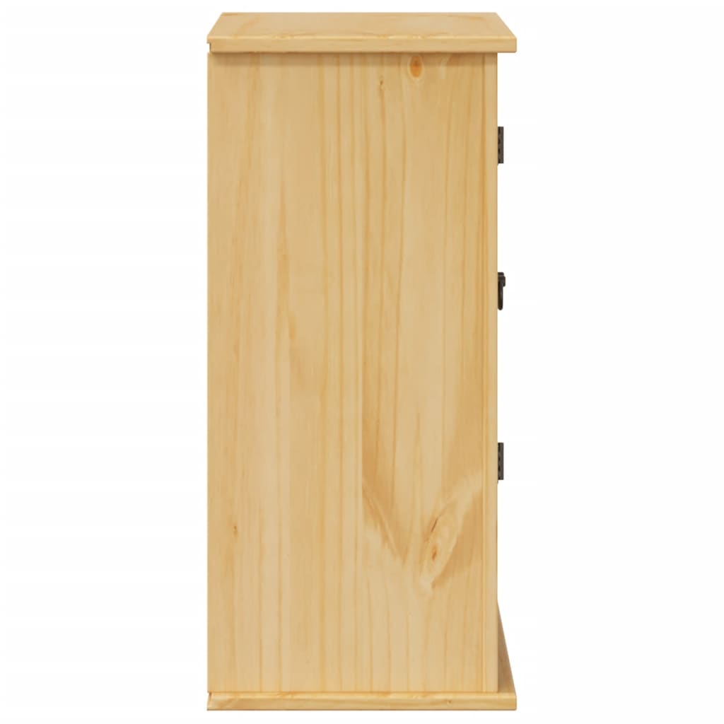 vidaXL Bad-Wandschrank Corona 70x33x71,5 cm Massivholz Kiefer