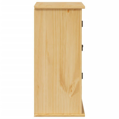 vidaXL Bad-Wandschrank Corona 70x33x71,5 cm Massivholz Kiefer