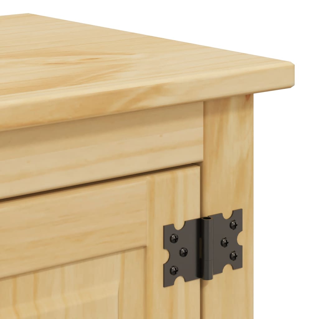 vidaXL Bad-Wandschrank Corona 70x33x71,5 cm Massivholz Kiefer