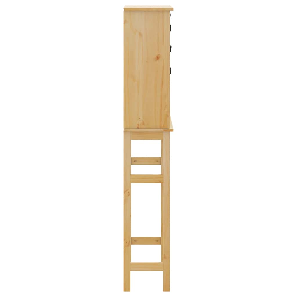 vidaXL Waschmaschinenschrank Corona Massivholz Kiefer