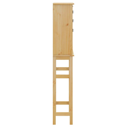 vidaXL Waschmaschinenschrank Corona Massivholz Kiefer