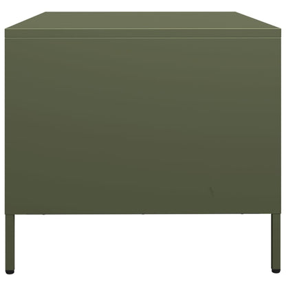 vidaXL TV-Schrank Olivgrün 68x50x43,5 cm Kaltgewalzter Stahl