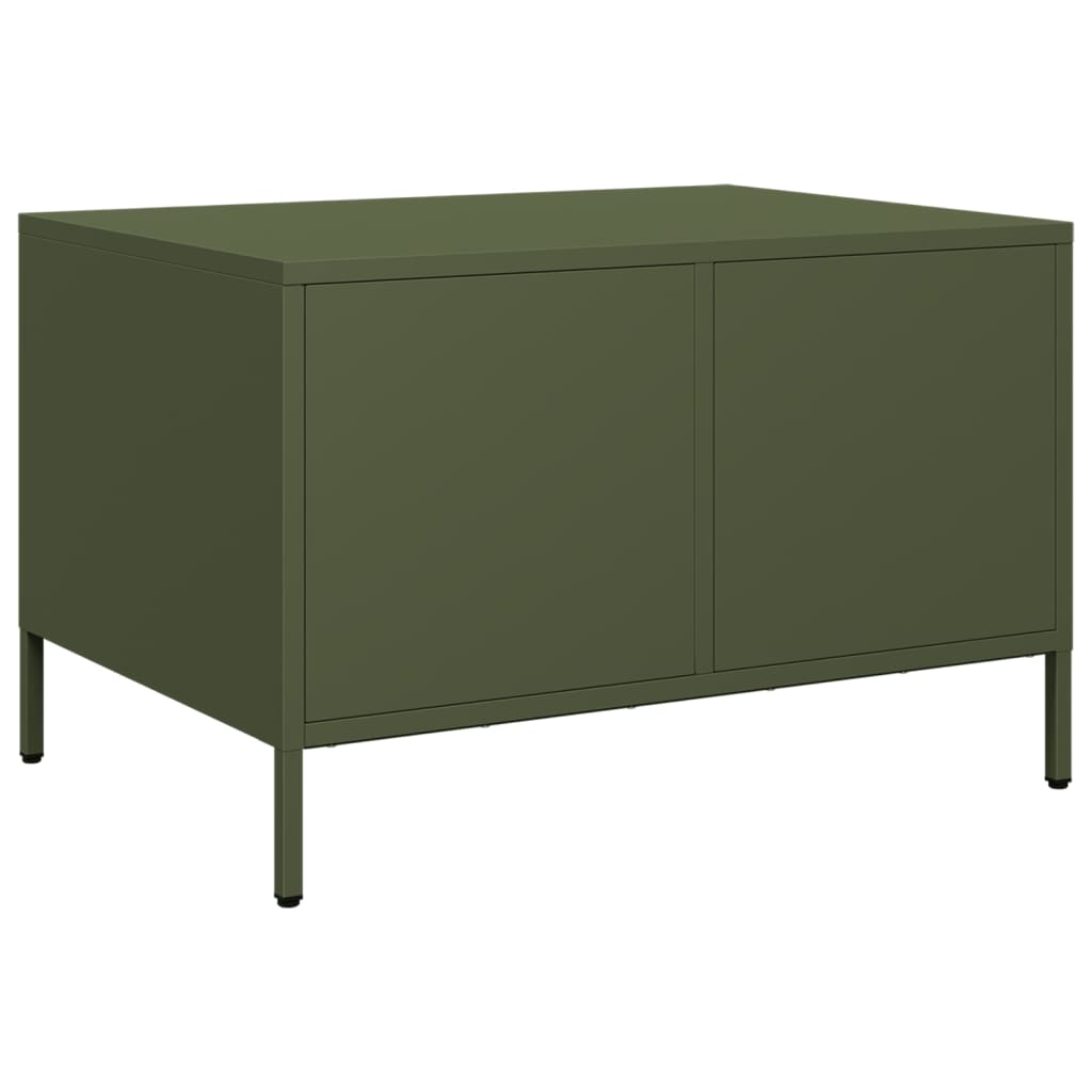 vidaXL TV-Schrank Olivgrün 68x50x43,5 cm Kaltgewalzter Stahl