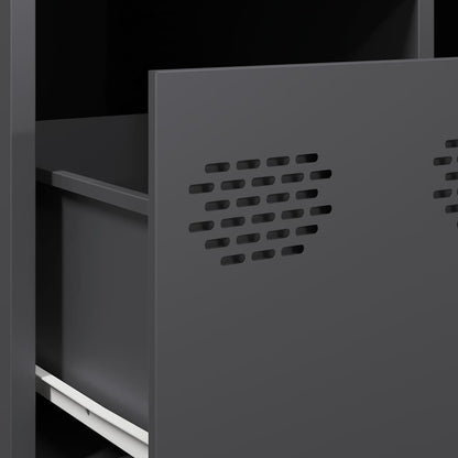 Couchtisch Anthrazit 68,5x50x43,5 cm Kaltgewalzter Stahl