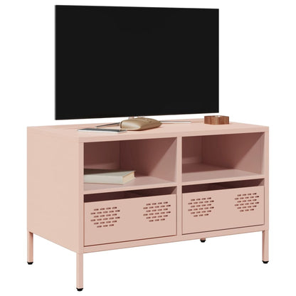 vidaXL TV-Schrank Rosa 68x39x43,5 cm Kaltgewalzter Stahl