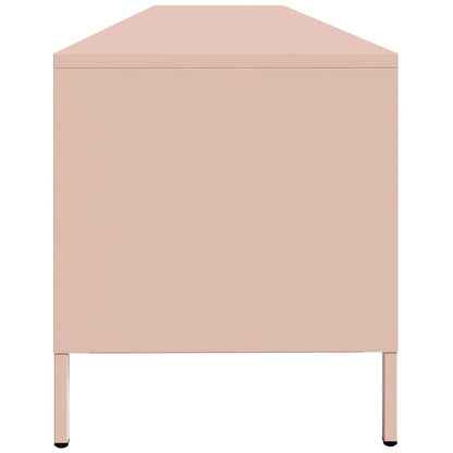 vidaXL TV-Schrank Rosa 202x39x43,5 cm Kaltgewalzter Stahl