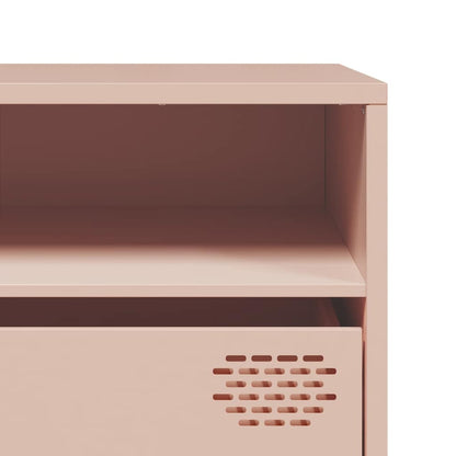 vidaXL TV-Schrank Rosa 202x39x43,5 cm Kaltgewalzter Stahl