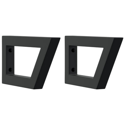vidaXL Waschbeckenregal Wandmontage Stahl und Massivholz Buche
