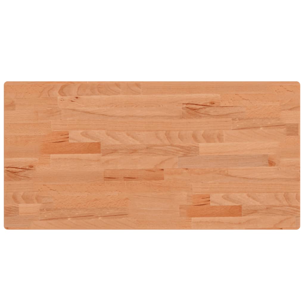 vidaXL Waschbeckenregal Wandmontage Stahl und Massivholz Buche