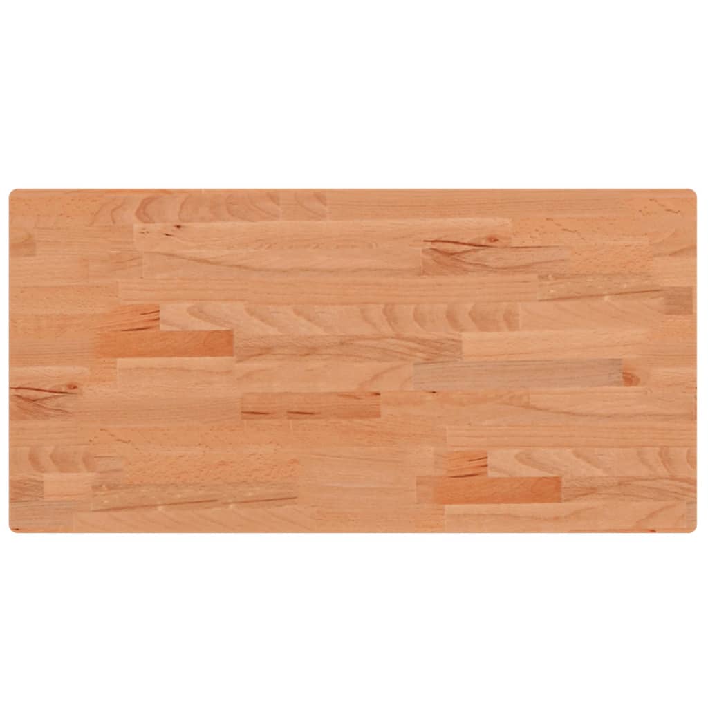 vidaXL Waschbeckenregal Wandmontage Stahl und Massivholz Buche