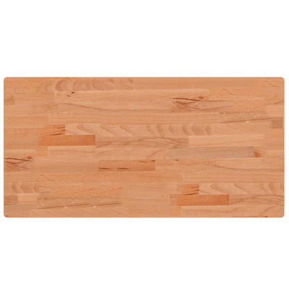 vidaXL Waschbeckenregal Wandmontage Stahl und Massivholz Buche