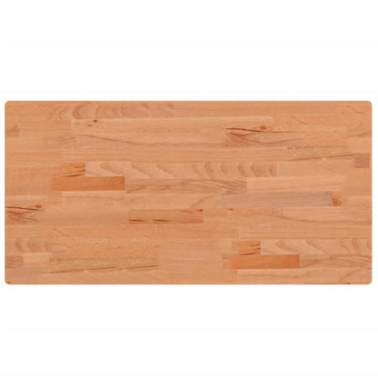 vidaXL Waschbeckenregal Wandmontage Stahl und Massivholz Buche