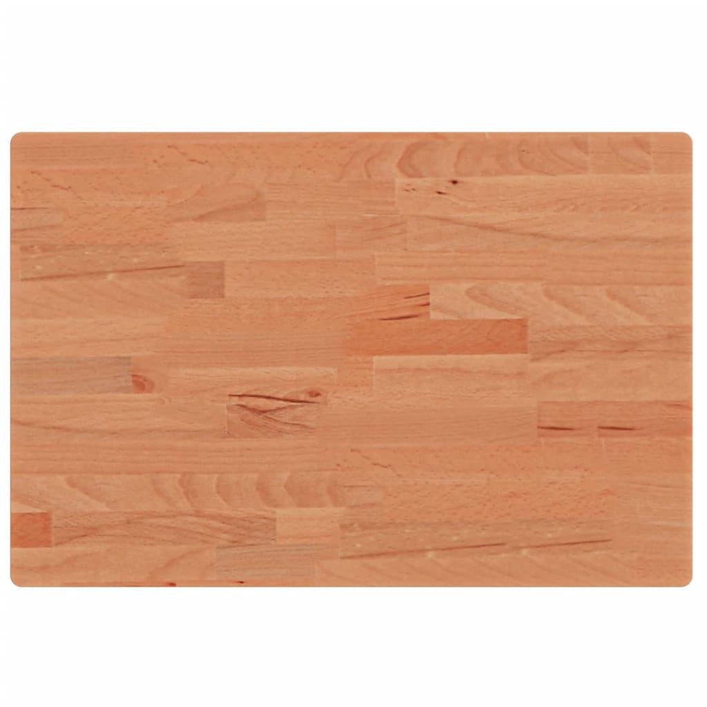 vidaXL Waschbeckenregal Wandmontage Stahl und Massivholz Buche