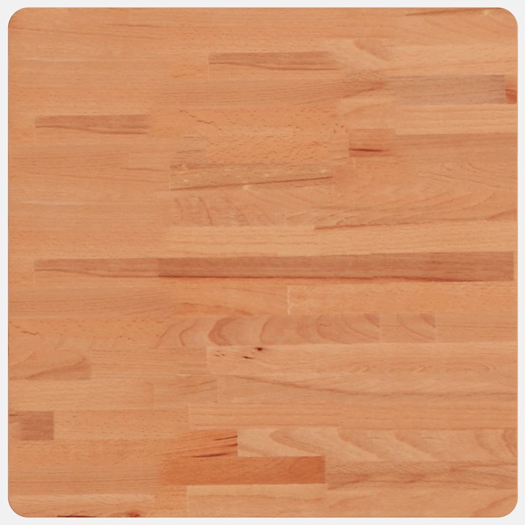 vidaXL Waschbeckenregal Wandmontage Stahl und Massivholz Buche