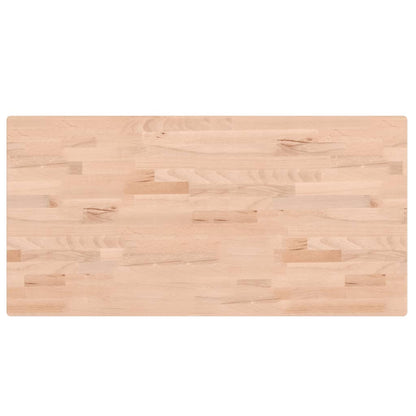 vidaXL Waschbeckenregal Wandmontage Stahl und Massivholz Buche