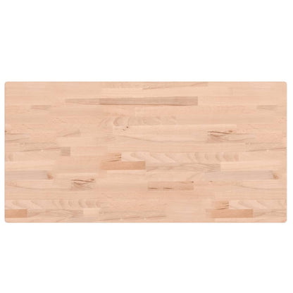 vidaXL Waschbeckenregal Wandmontage Stahl und Massivholz Buche