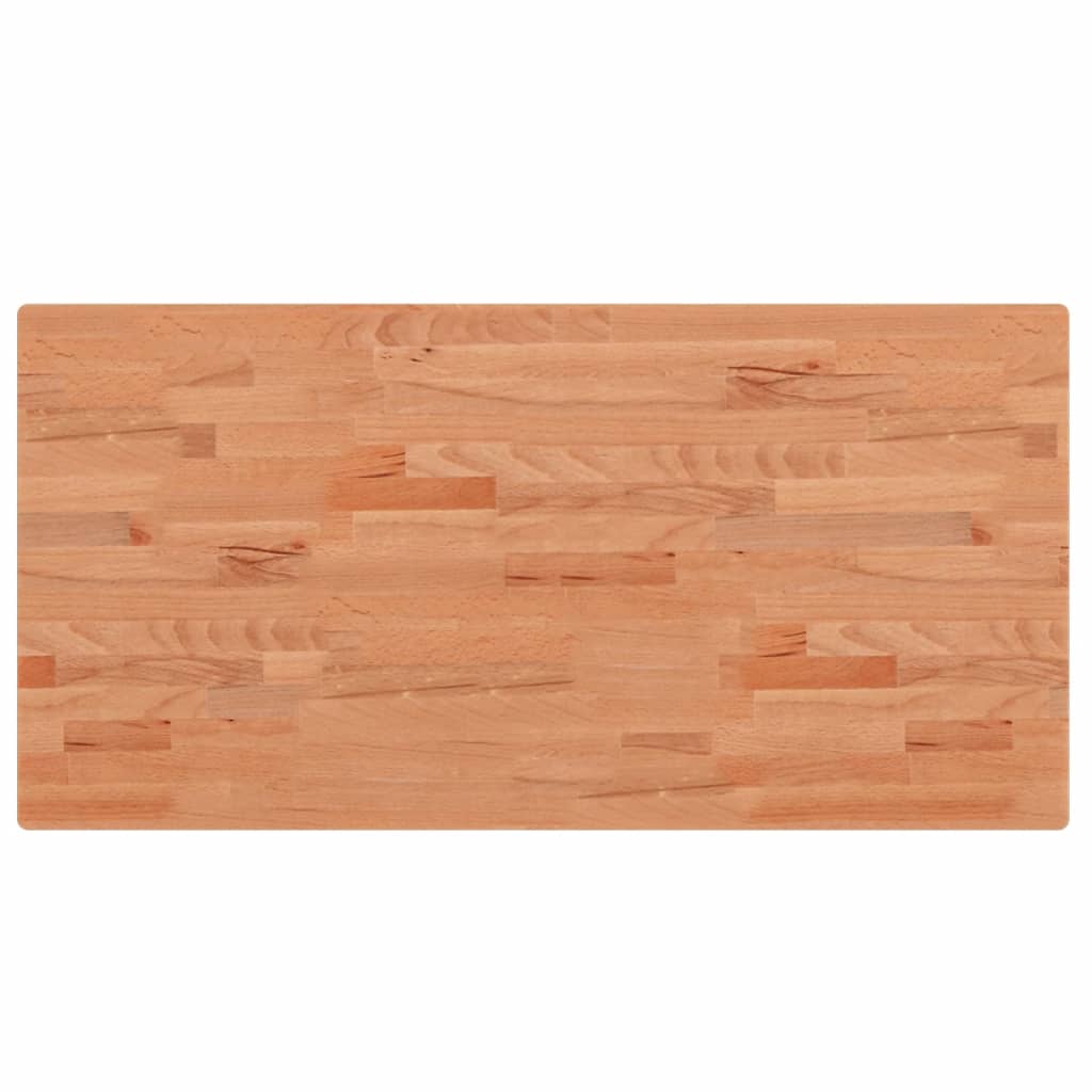 vidaXL Waschbeckenregal Wandmontage Stahl und Massivholz Buche