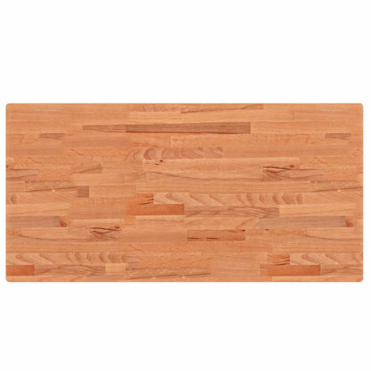 vidaXL Waschbeckenregal Wandmontage Stahl und Massivholz Buche