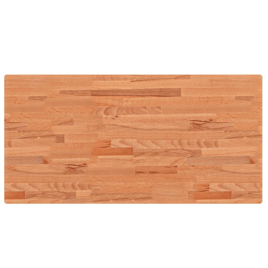 vidaXL Waschbeckenregal Wandmontage Stahl und Massivholz Buche
