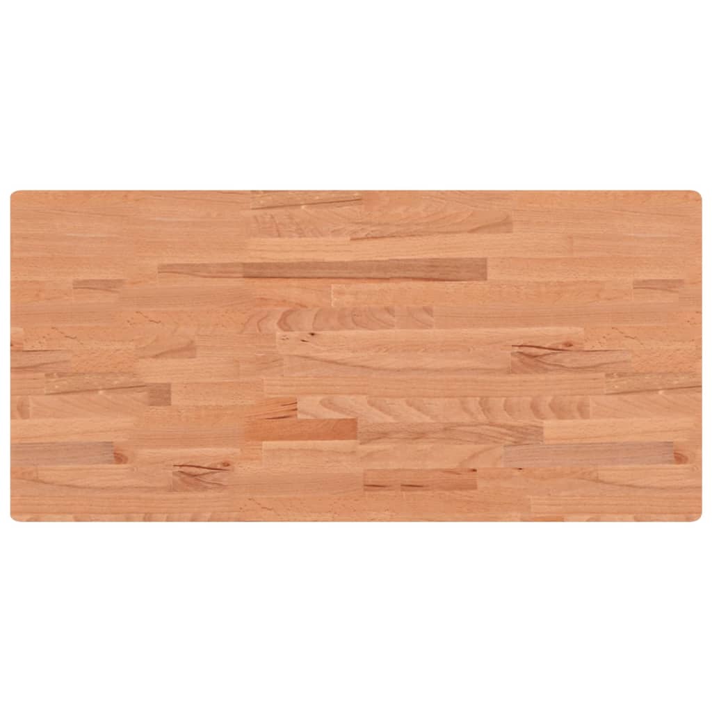 vidaXL Waschbeckenregal Wandmontage Stahl und Massivholz Buche