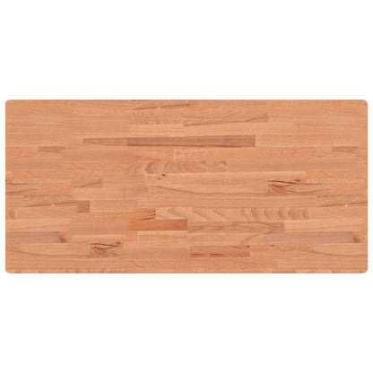 vidaXL Waschbeckenregal Wandmontage Stahl und Massivholz Buche