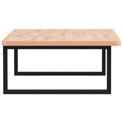 vidaXL Waschbeckenregal Wandmontage Stahl und Massivholz Buche