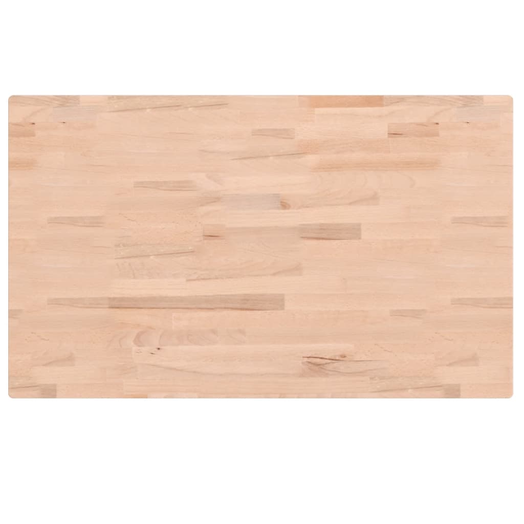 vidaXL Waschbeckenregal Wandmontage Stahl und Massivholz Buche
