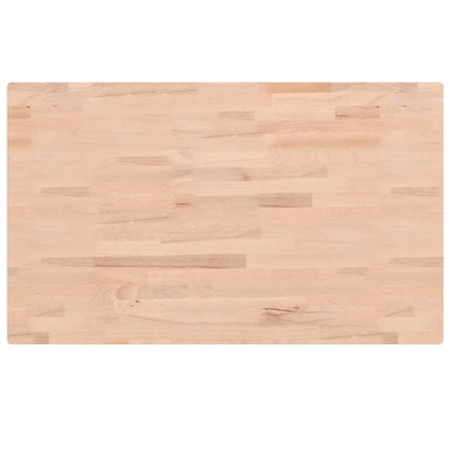 vidaXL Waschbeckenregal Wandmontage Stahl und Massivholz Buche