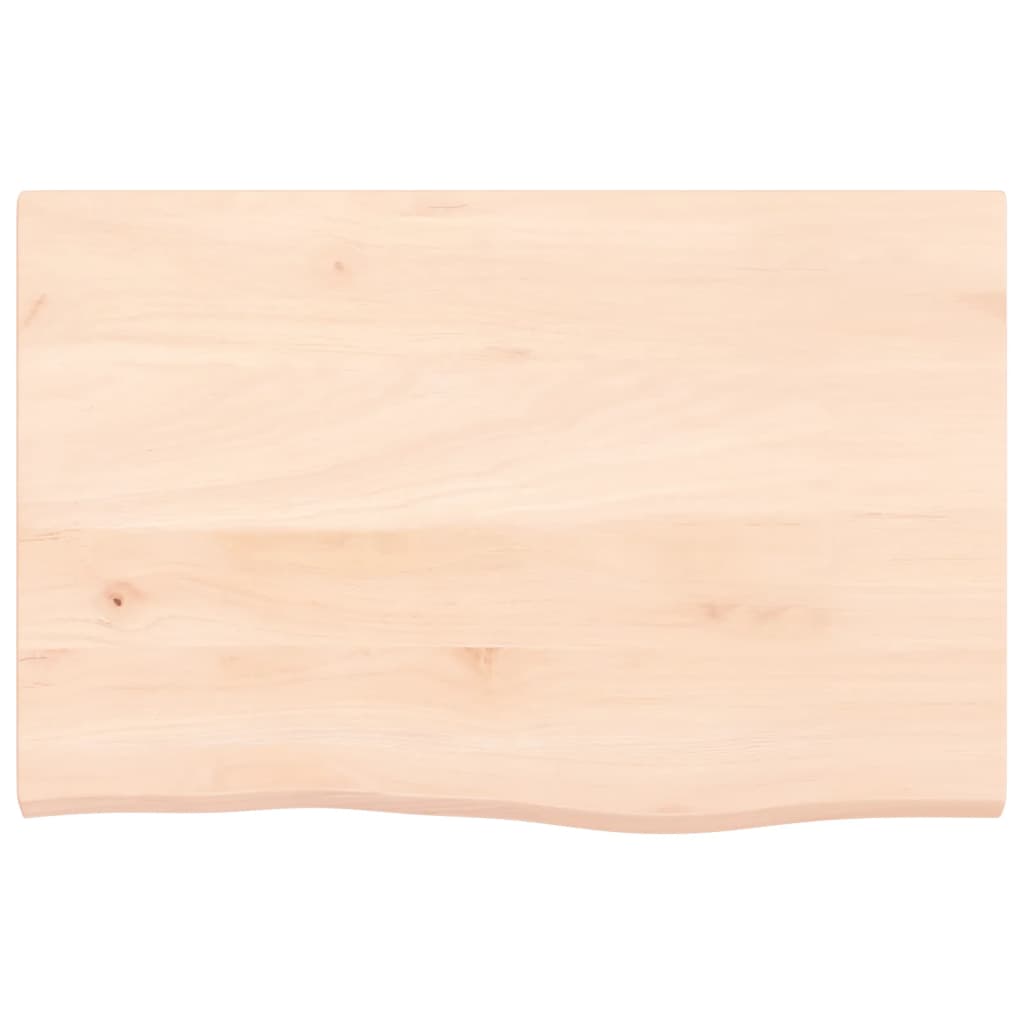 vidaXL Waschtischplatte mit Halterung Stahl und Massivholz Eiche
