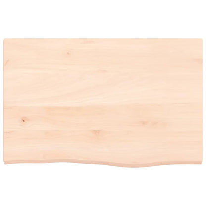 vidaXL Waschtischplatte mit Halterung Stahl und Massivholz Eiche