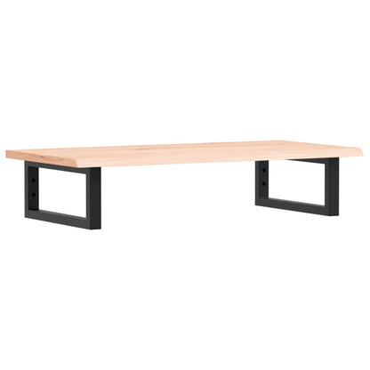 vidaXL Waschtischplatte mit Halterung Stahl und Massivholz Eiche