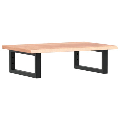 vidaXL Waschtischplatte mit Halterung Stahl und Massivholz Eiche
