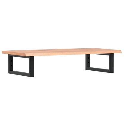 vidaXL Waschtischplatte mit Halterung Stahl und Massivholz Eiche