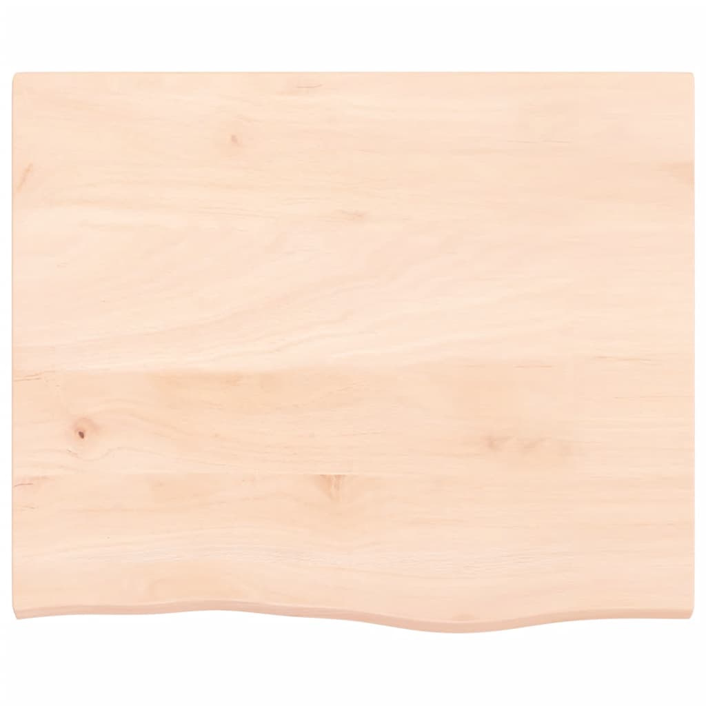 vidaXL Waschtischplatte mit Halterung Stahl und Massivholz Eiche