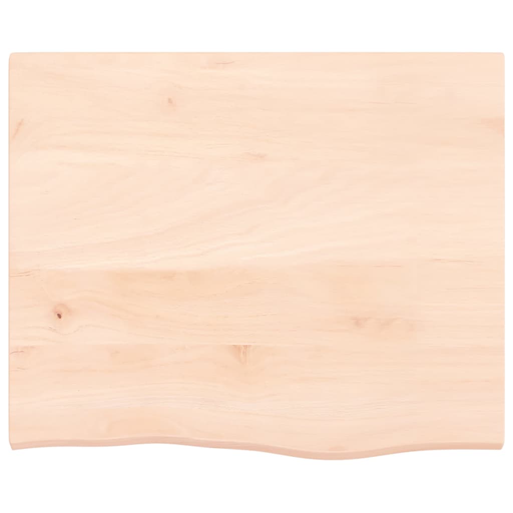 vidaXL Waschtischplatte mit Halterung Stahl und Massivholz Eiche