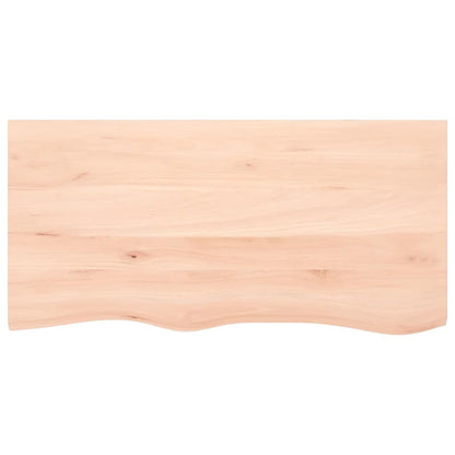 vidaXL Waschtischplatte mit Halterung Stahl und Massivholz Eiche