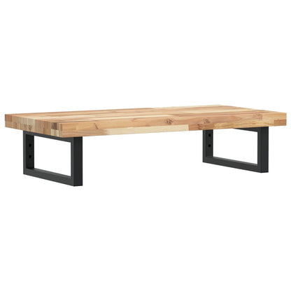 vidaXL Waschbeckenregal Wandmontage Stahl und Akazienholz