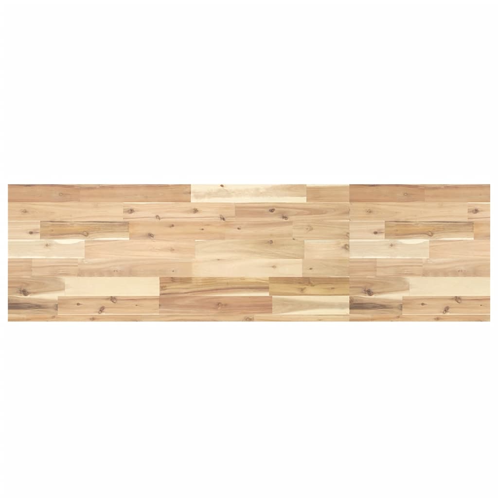 vidaXL Waschbeckenregal Wandmontage Stahl und Akazienholz