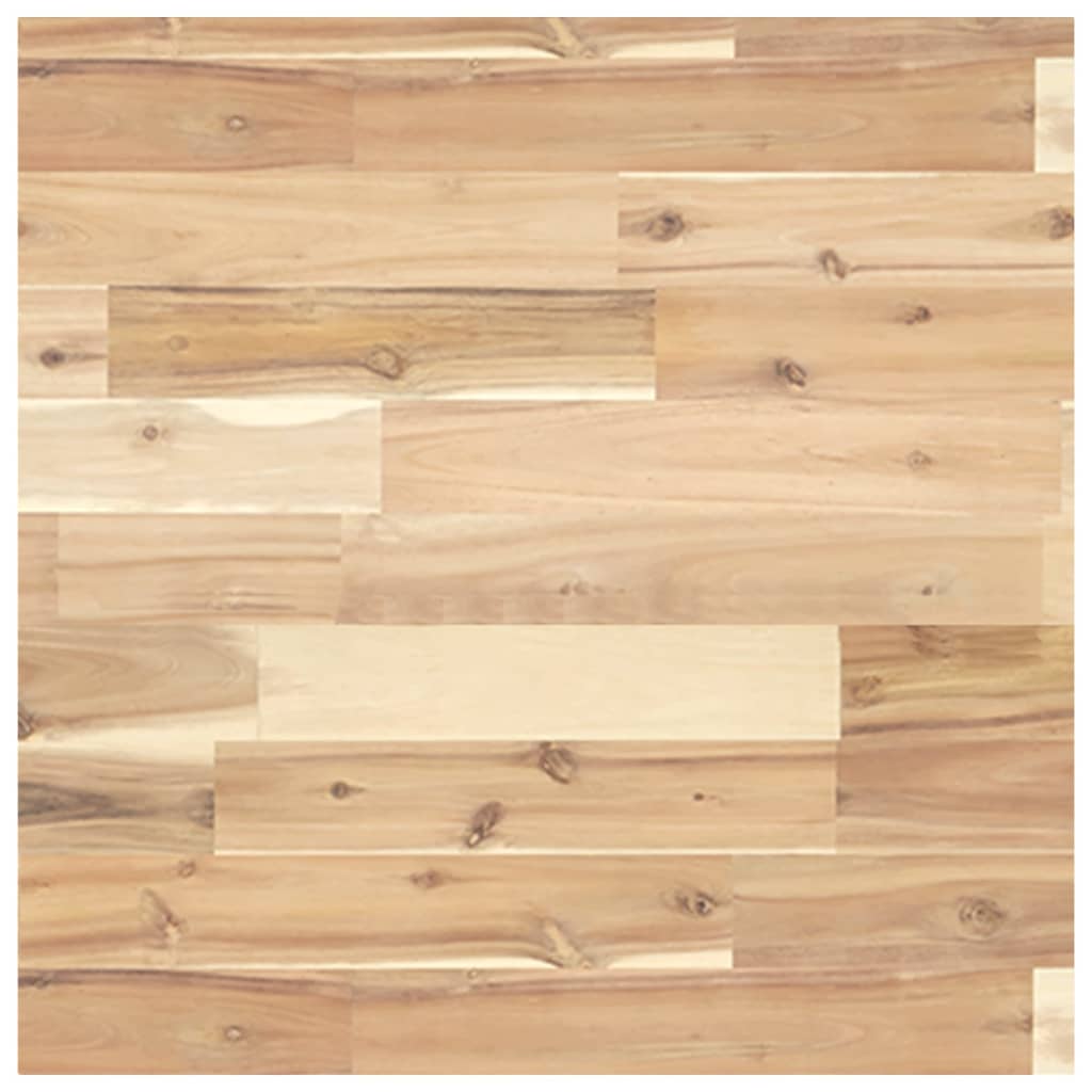 vidaXL Étagère de lavabo murale en acier et bois d'acacia