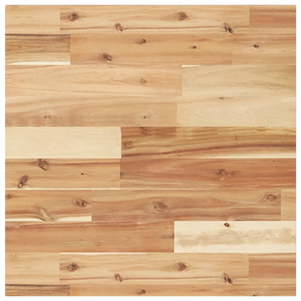 vidaXL Étagère de lavabo murale en acier et bois d'acacia