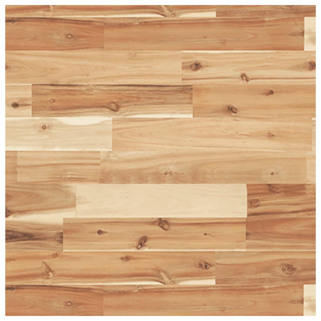 vidaXL Étagère de lavabo murale en acier et bois d'acacia