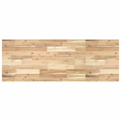 vidaXL Waschbeckenregal Wandmontage Stahl und Akazienholz