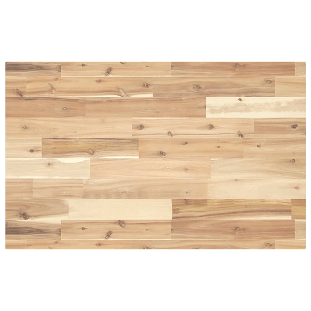 vidaXL Étagère de lavabo murale en acier et bois d'acacia